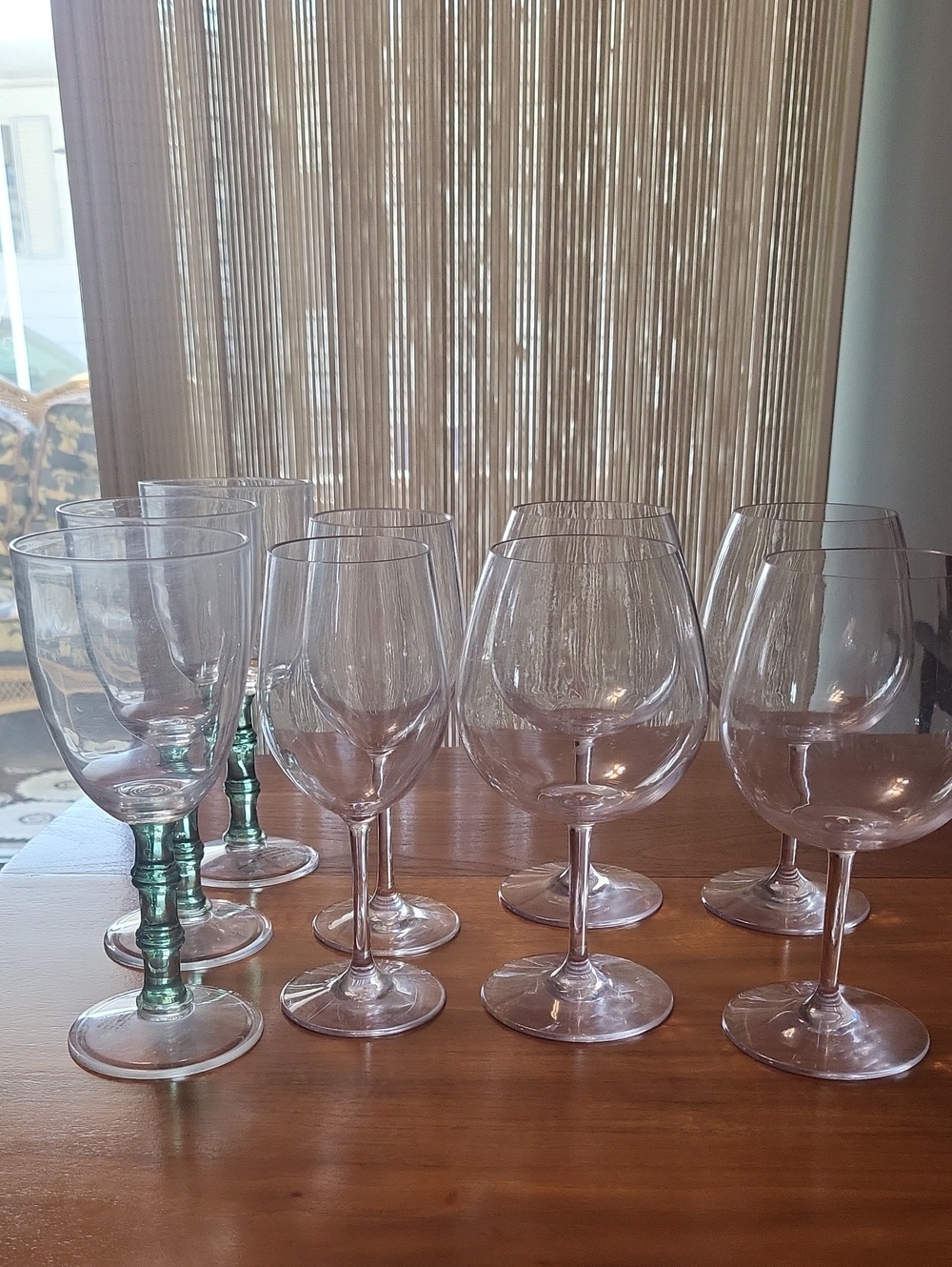 9 Mixed Beverage Outdoor Picnic Clear Lucite -